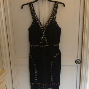 Endless Rose Black Lace Dress from Anthropologie